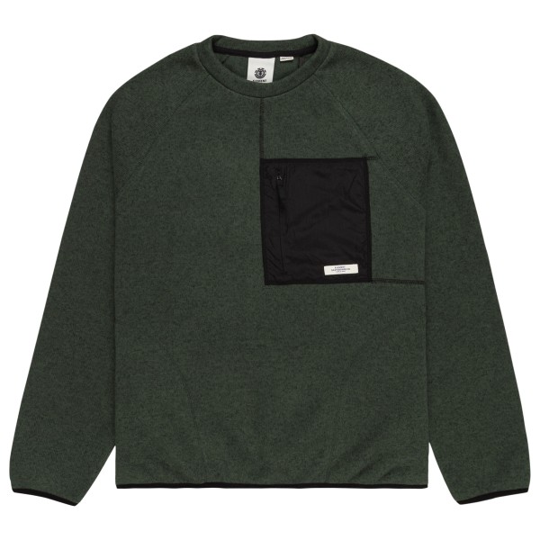 Element  Sahtu Crew Neck - Trui, olijfgroen