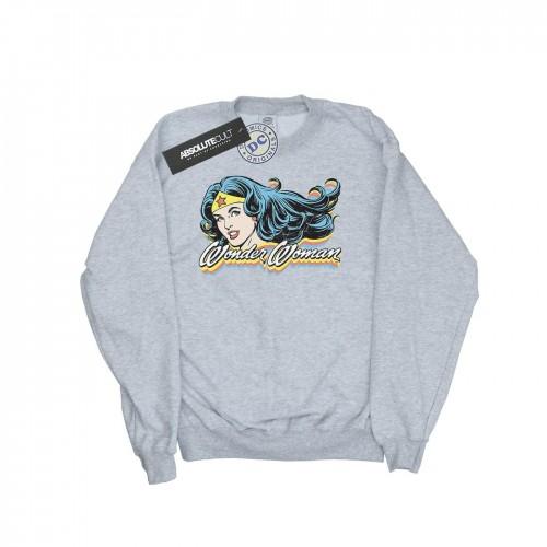 DC Comics Girls Wonder Woman glimlach-sweatshirt