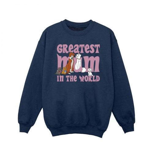 Disney Girls The Aristocats Greatest Mum Sweatshirt