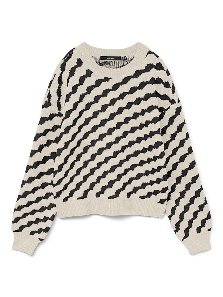 Vero moda Vmlara Ls O-neck Pullover Boo Rep