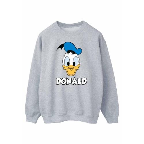 Disney Heren Donald Duck Face Sweatshirt