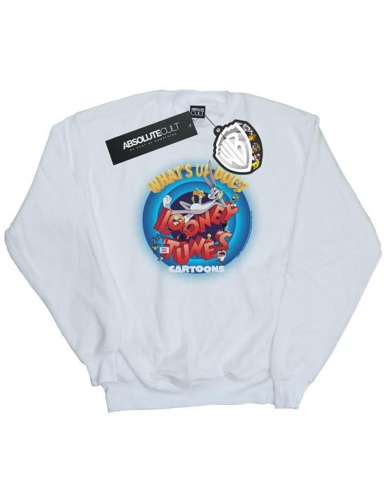 Looney Tunes Heren cartoons What's Up Doc Circle katoenen sweatshirt