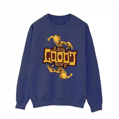 Marvel Heren Guardians Of The Galaxy Groot Omgekeerd graansweatshirt