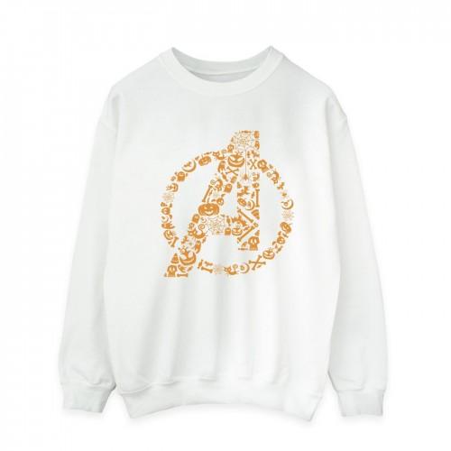 Marvel Heren Avengers Halloween-logo sweatshirt