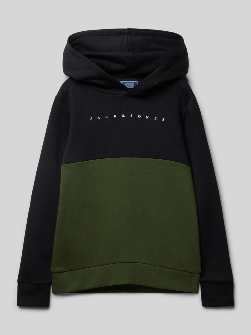 Jack & jones Hoodie met labelprint, model 'STAR'