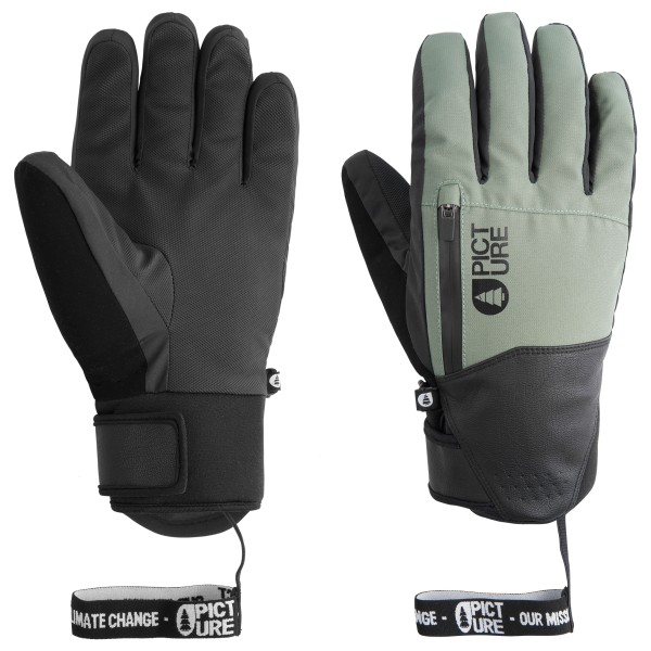 Picture  Madson Gloves - Handschoenen, grijs/zwart