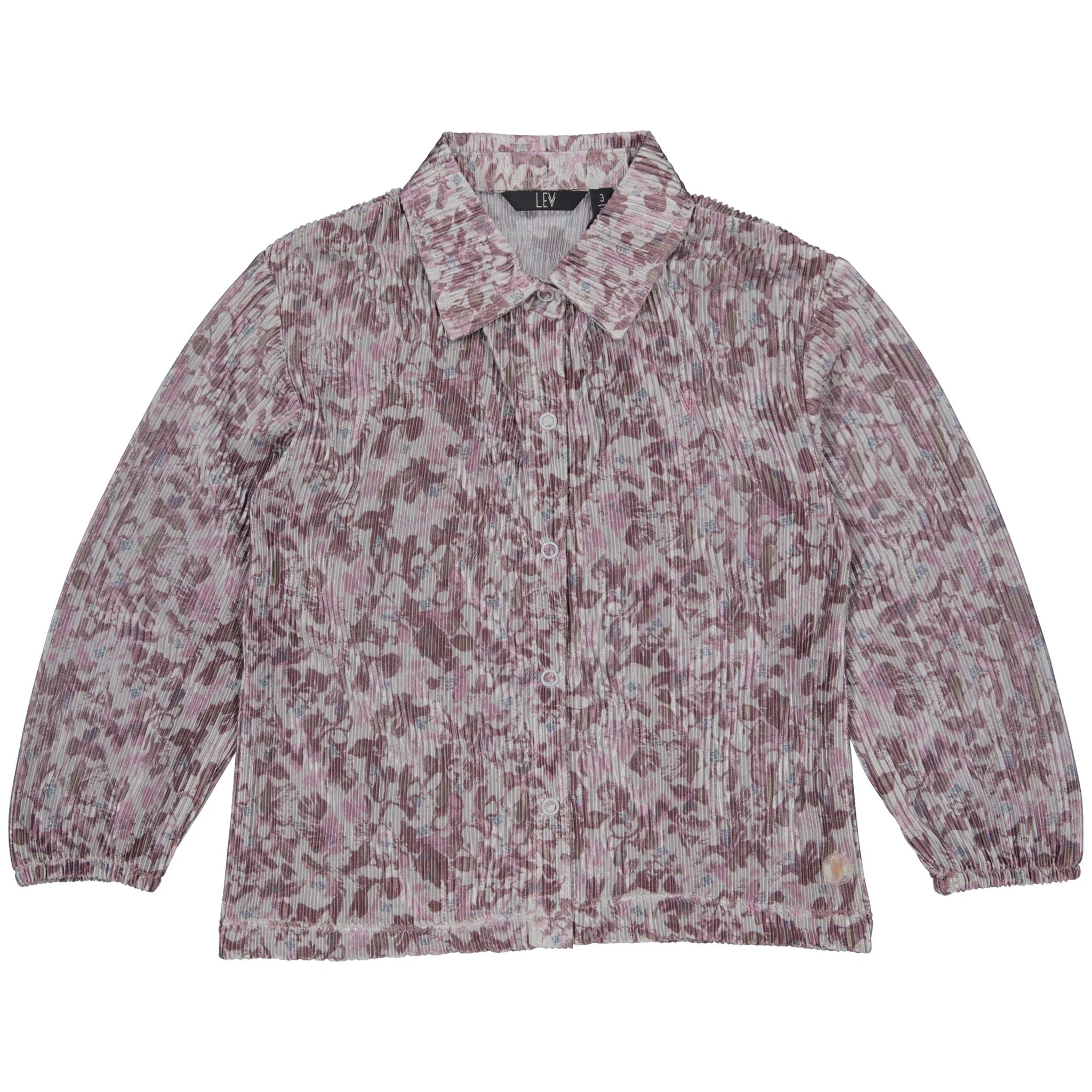 Levv Meisjes shirt pippi aop zacht bloemen