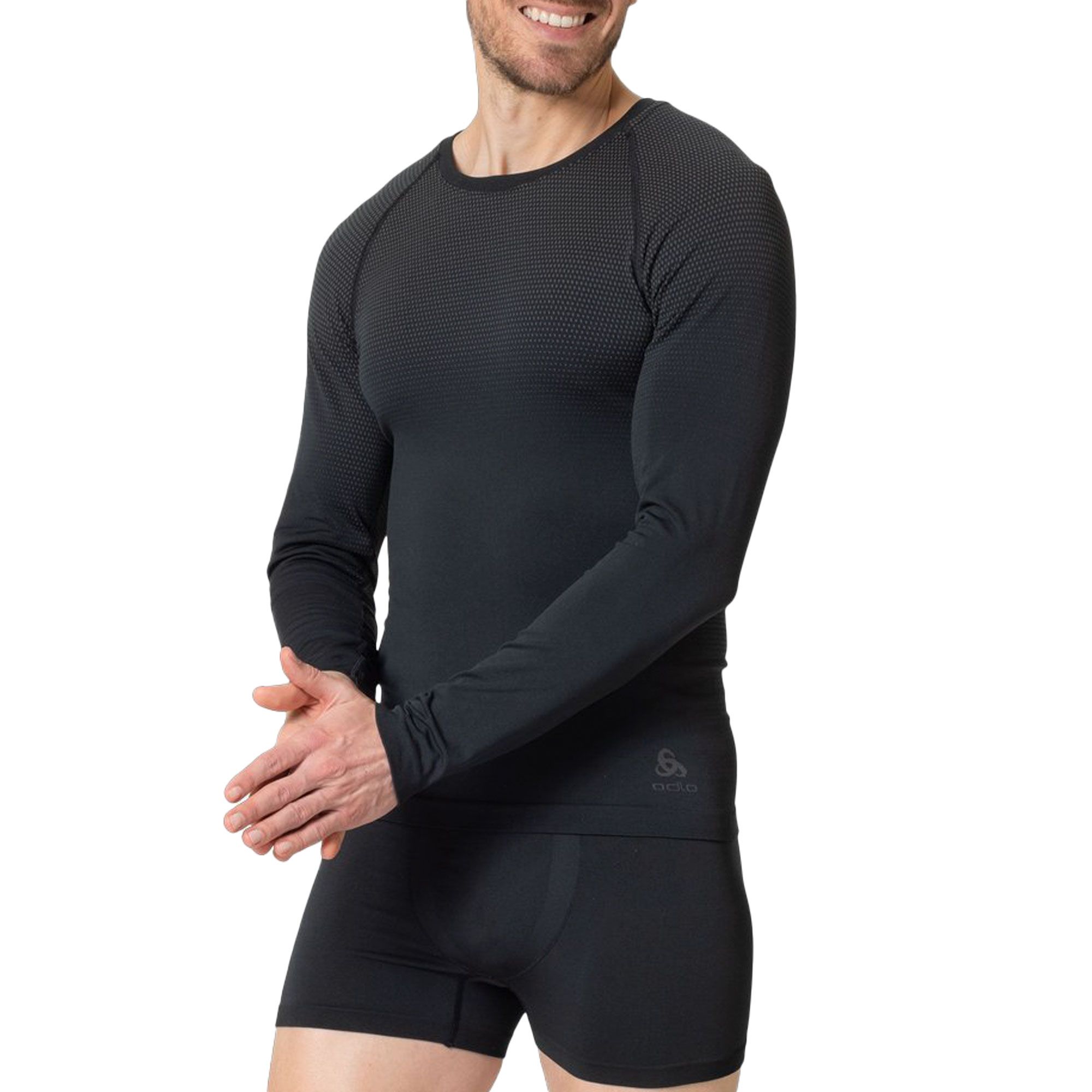 Odlo PERFORMANCE LIGHT LAYER Langarm-Shirt Schwarz 