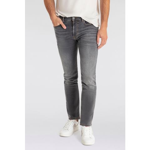 Boss Orange Slim fit jeans DELAWARE BO met lederen boss badge