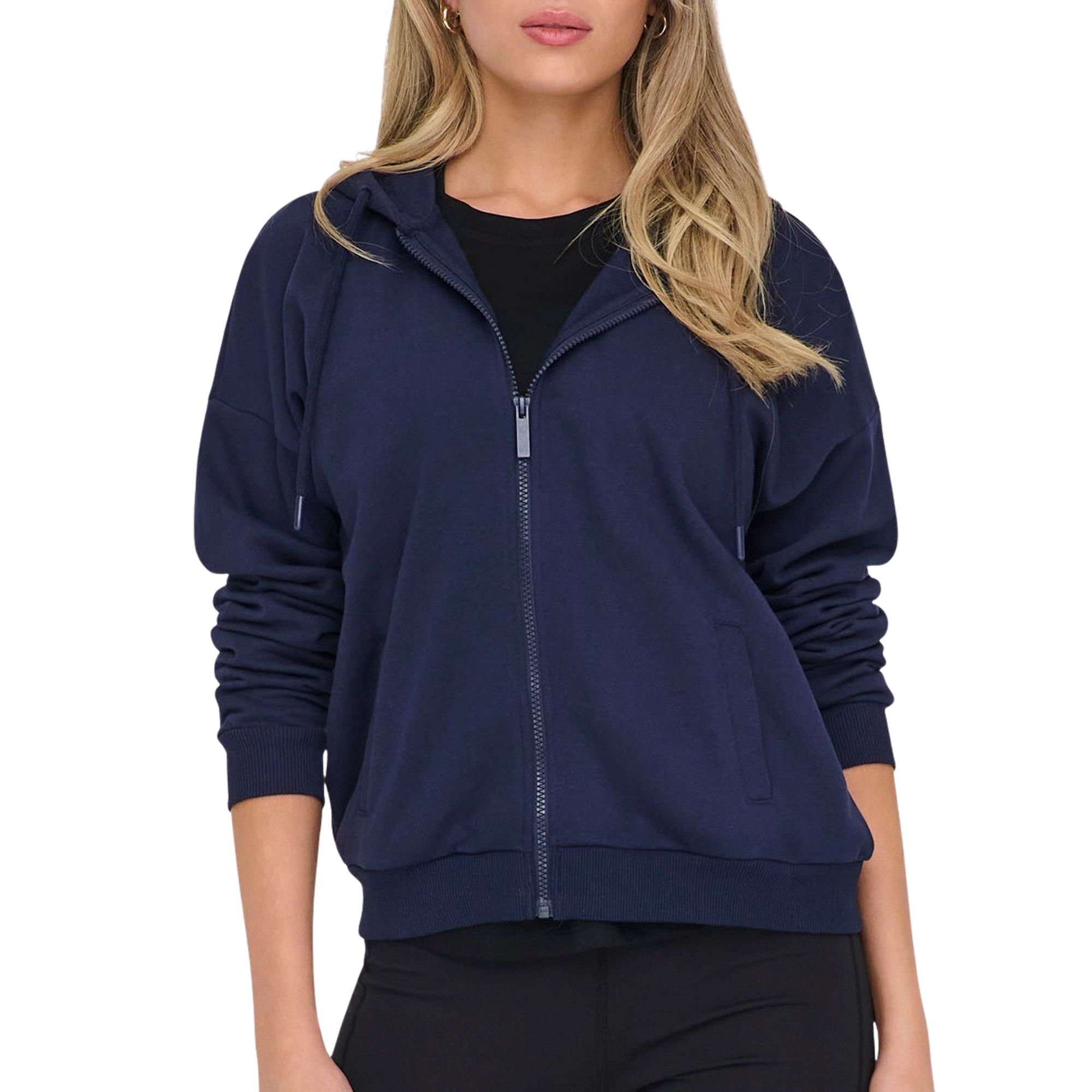 Only Play Lux Life Hooded Full Zip Sweatvest Dames