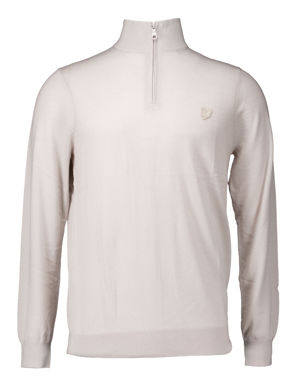 Lyle and Scott Lyle&scott tonal eagle merino quarter zip jumper truien kn2122vc