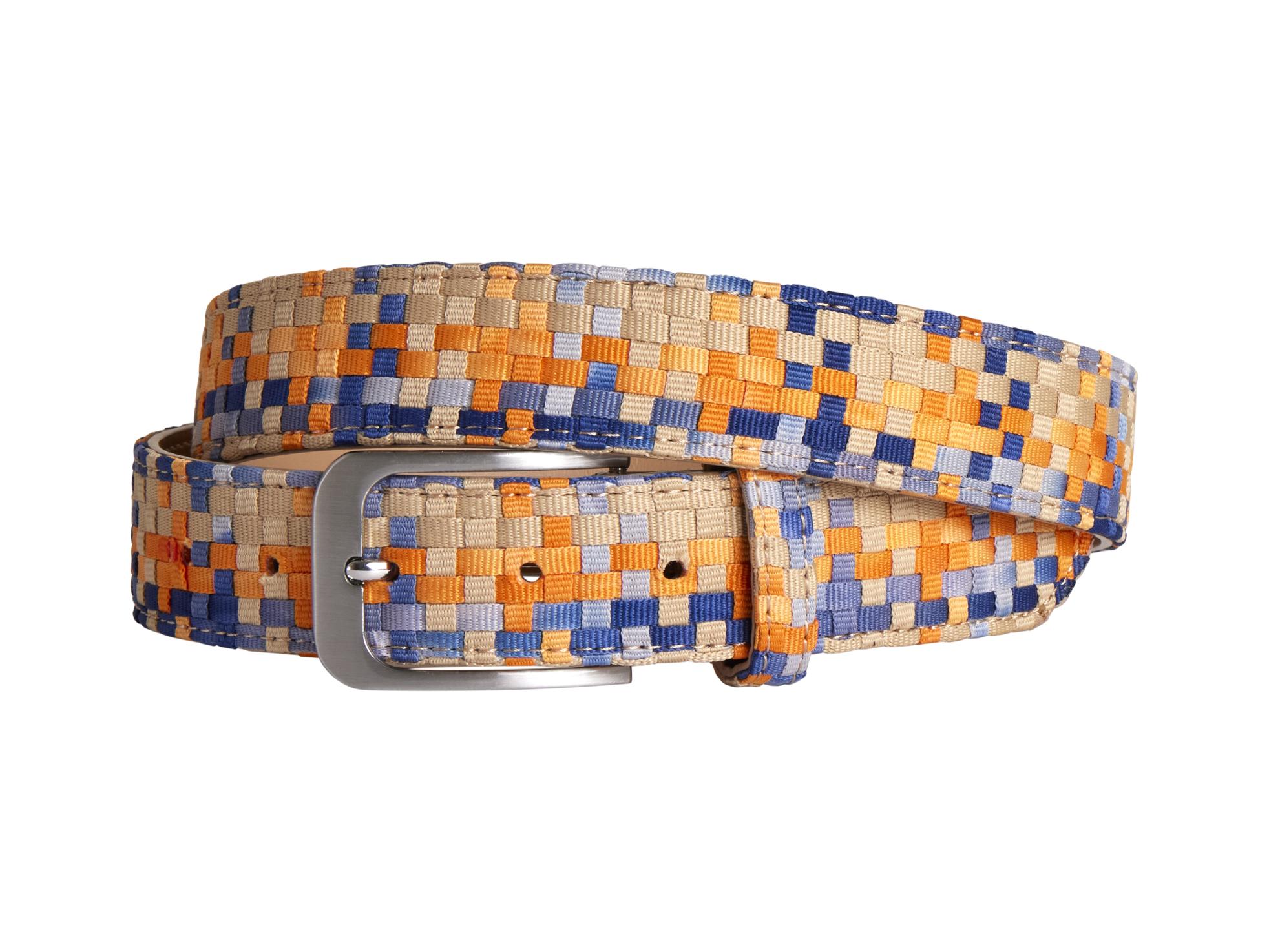 Lureaux Weavy Yellow (Riem)  - Nette Riemen Voor Heren