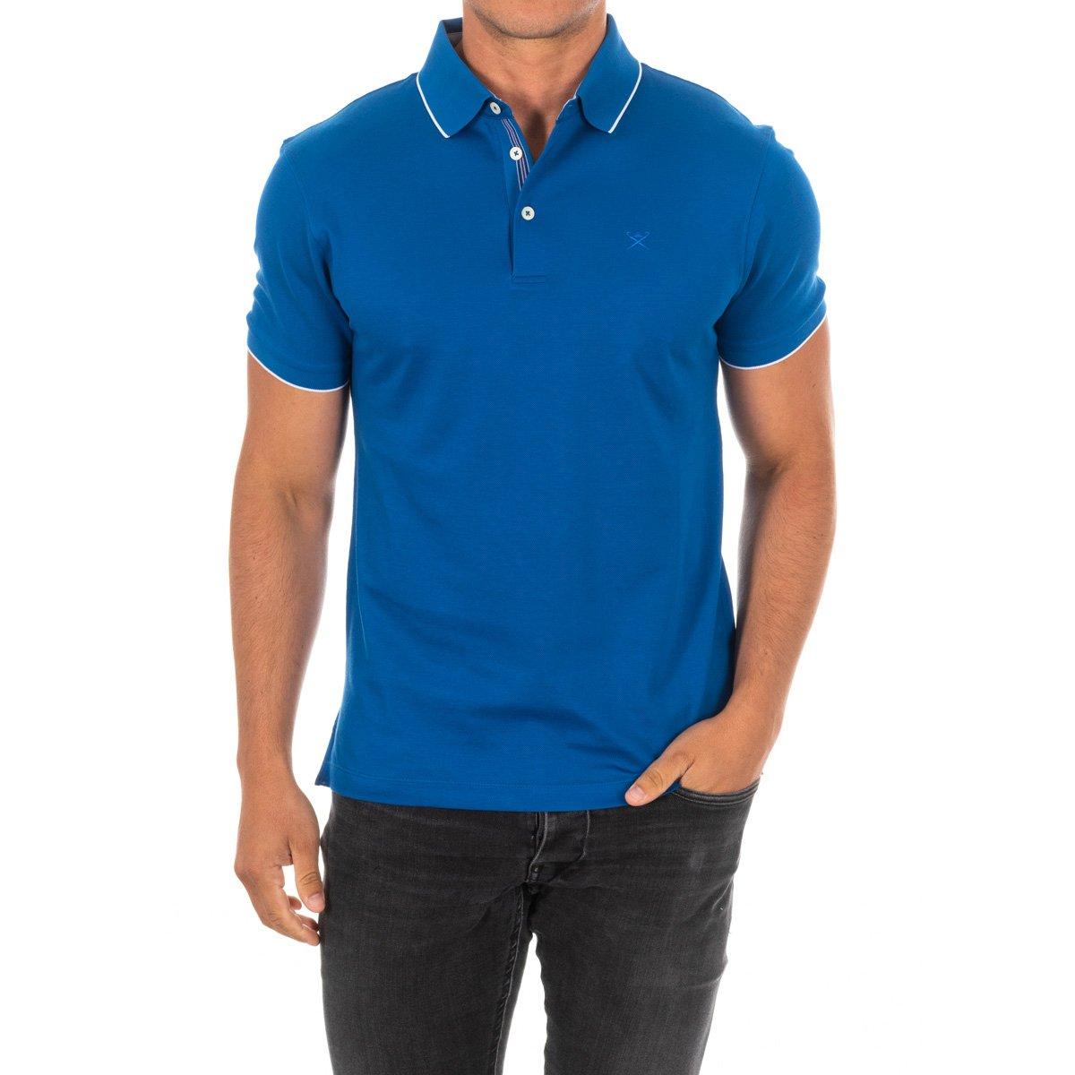 Hackett London Herenpoloshirt met korte mouwen en reverskraag HM561801