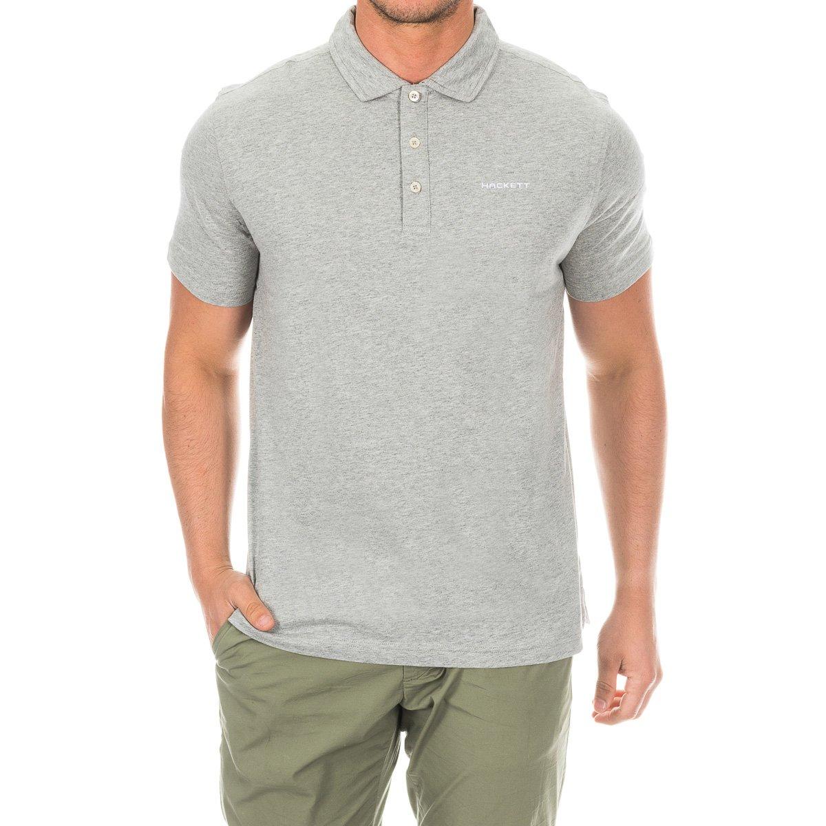 Hackett London Herenpoloshirt met korte mouwen en reverskraag HMX1004E