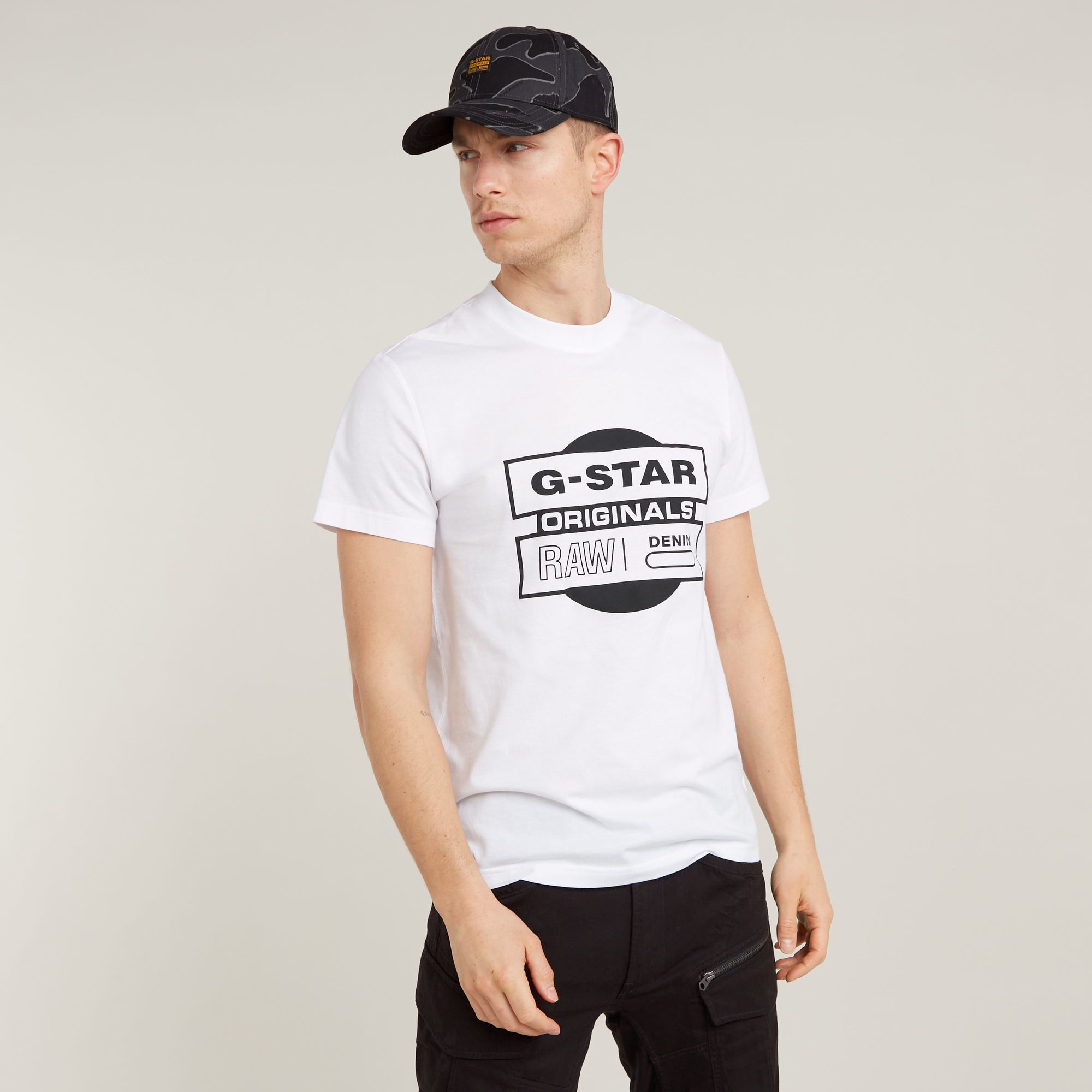 G-Star RAW Originals Underground T-Shirt - Wit - Heren