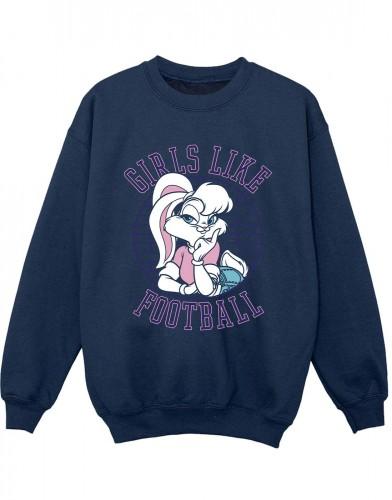 Looney Tunes Boys Lola Bunny Girls Like Football Sweatshirt