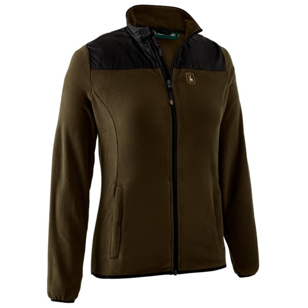 Deerhunter  Women's Northward Fleece Jacket - Fleecevest, zwart/bruin