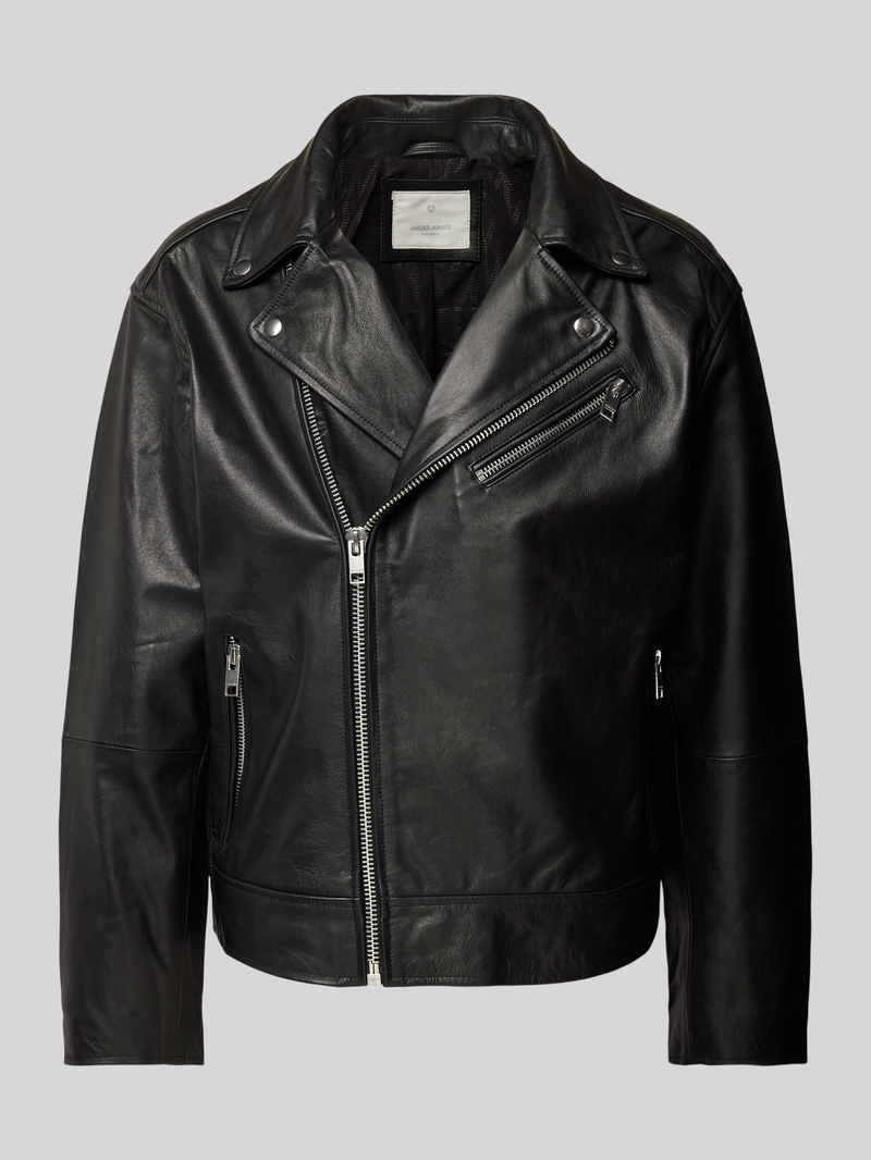 Jack & Jones Premium Bikerjack met ritszakken, model 'VINCE'