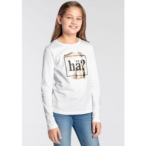 KIDSWORLD Shirt met lange mouwen Spreukshirt