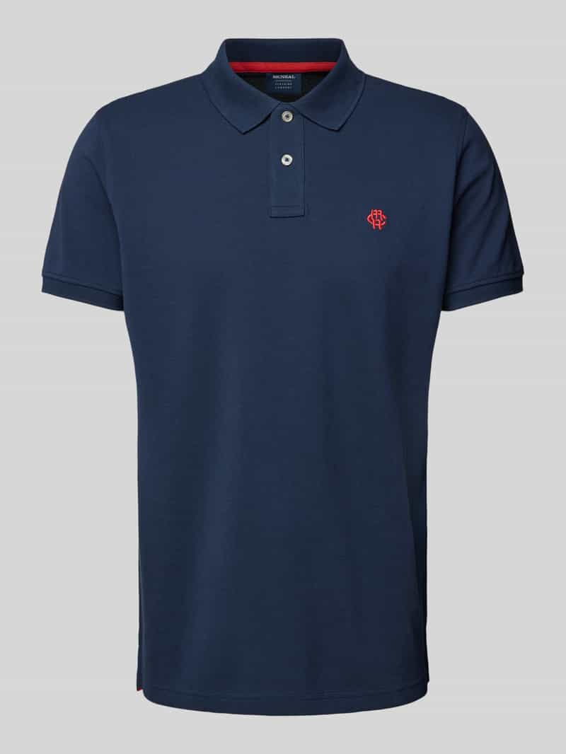 MCNEAL Poloshirt met labelstitching