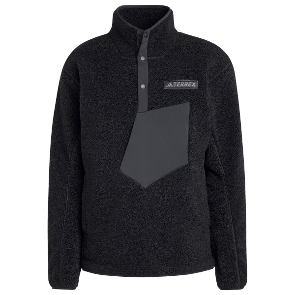 Adidas Terrex  Terrex Xploric High Pile Fleece Pullover - Fleecevest, zwart