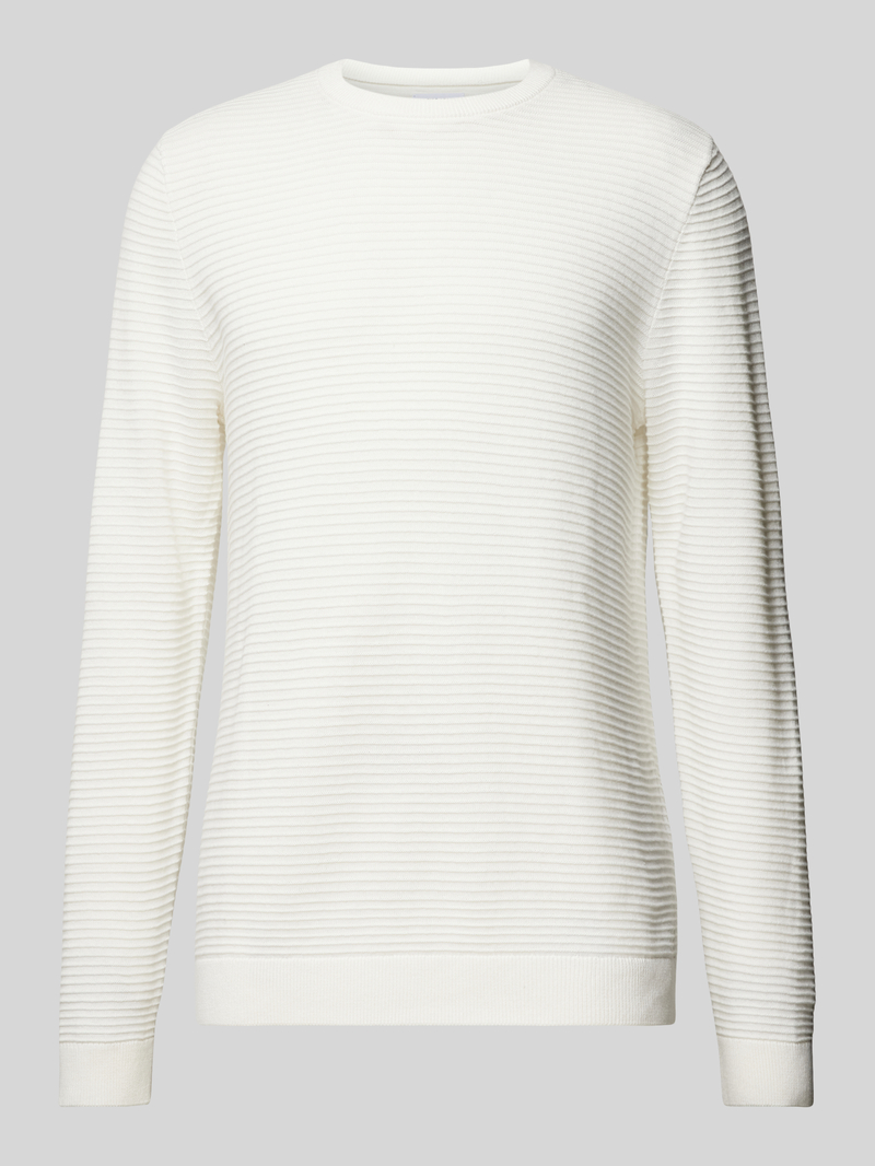 Jack & jones Gebreide pullover met ronde hals, model 'OTTO'