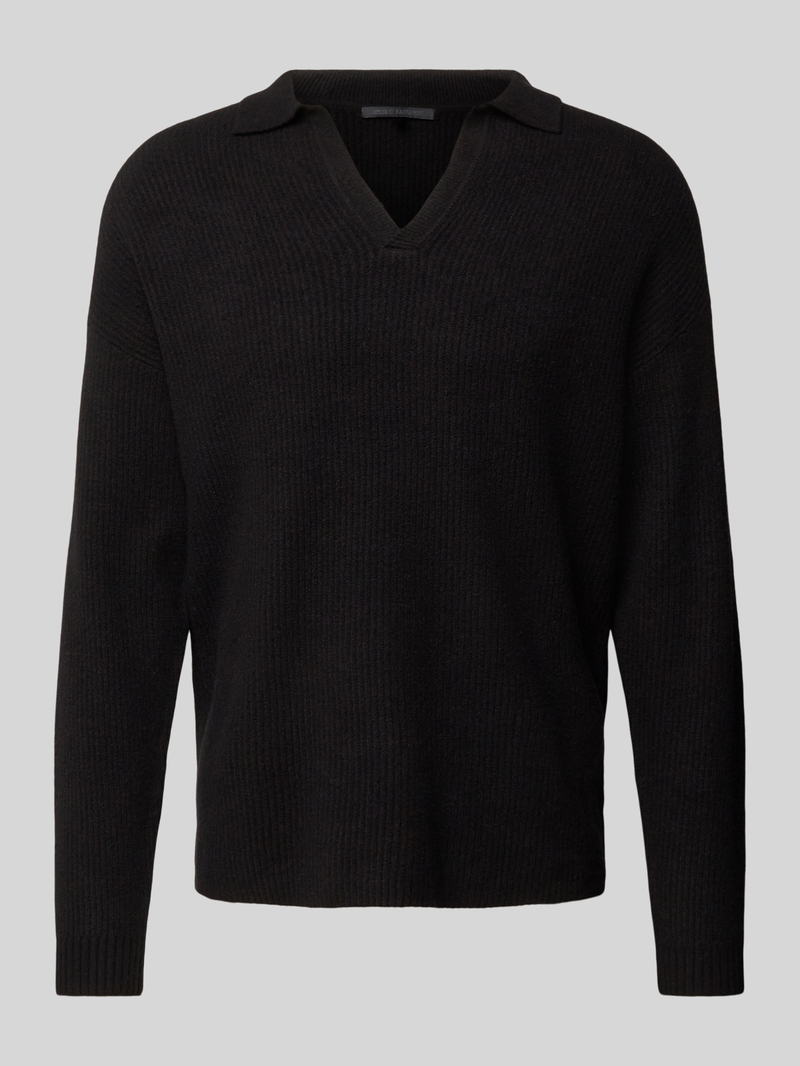 Drykorn Gebreide pullover met ribboorden, model 'RUSTINO'