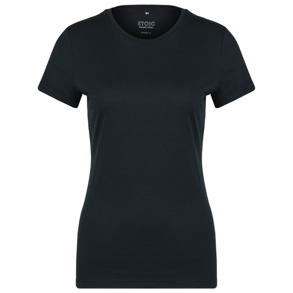 Stoic  Women's Merino180 BengtSt. T-Shirt slim - Merinoshirt, zwart