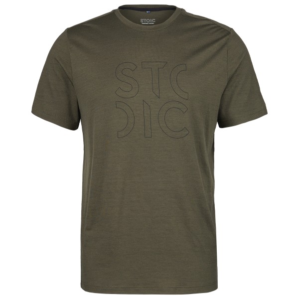 Stoic  Merino180 BengtSt. T-Shirt - Merinoshirt, bruin