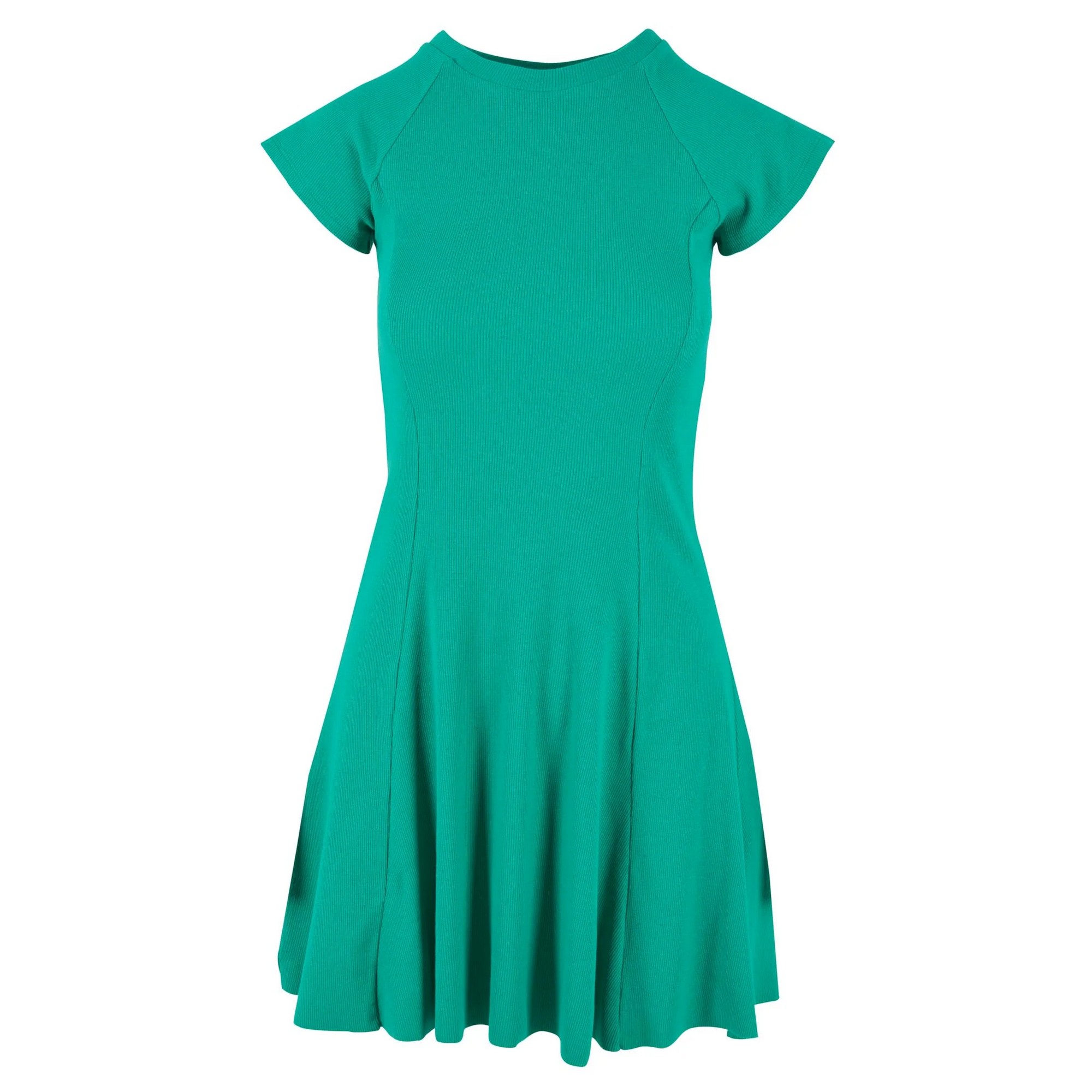 Urban Classics Dames ribbed skater dress