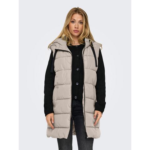 Only Gilet ONLCLAIR PUFFER HOOD WAISTCOAT OTW CC