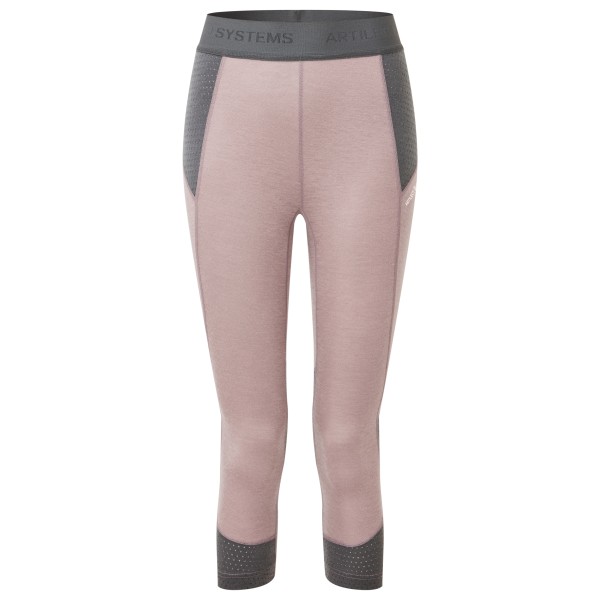 ARTILECT  Women's Goldhill 125 Zoned 3/4 Legging - Lange onderbroek, roze