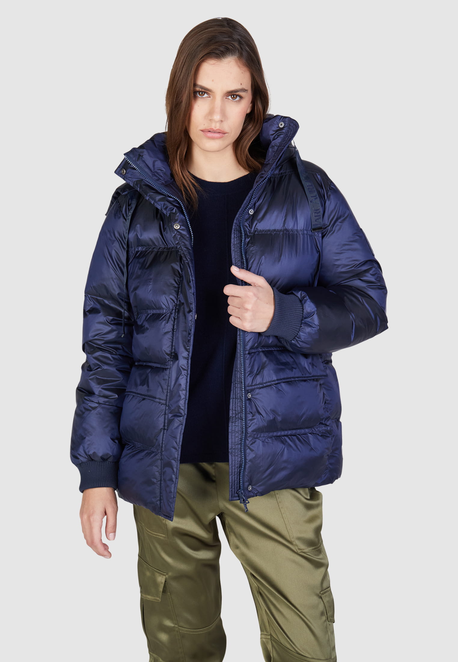 MARC AUREL Pufferjacke mit Rippenbündchen