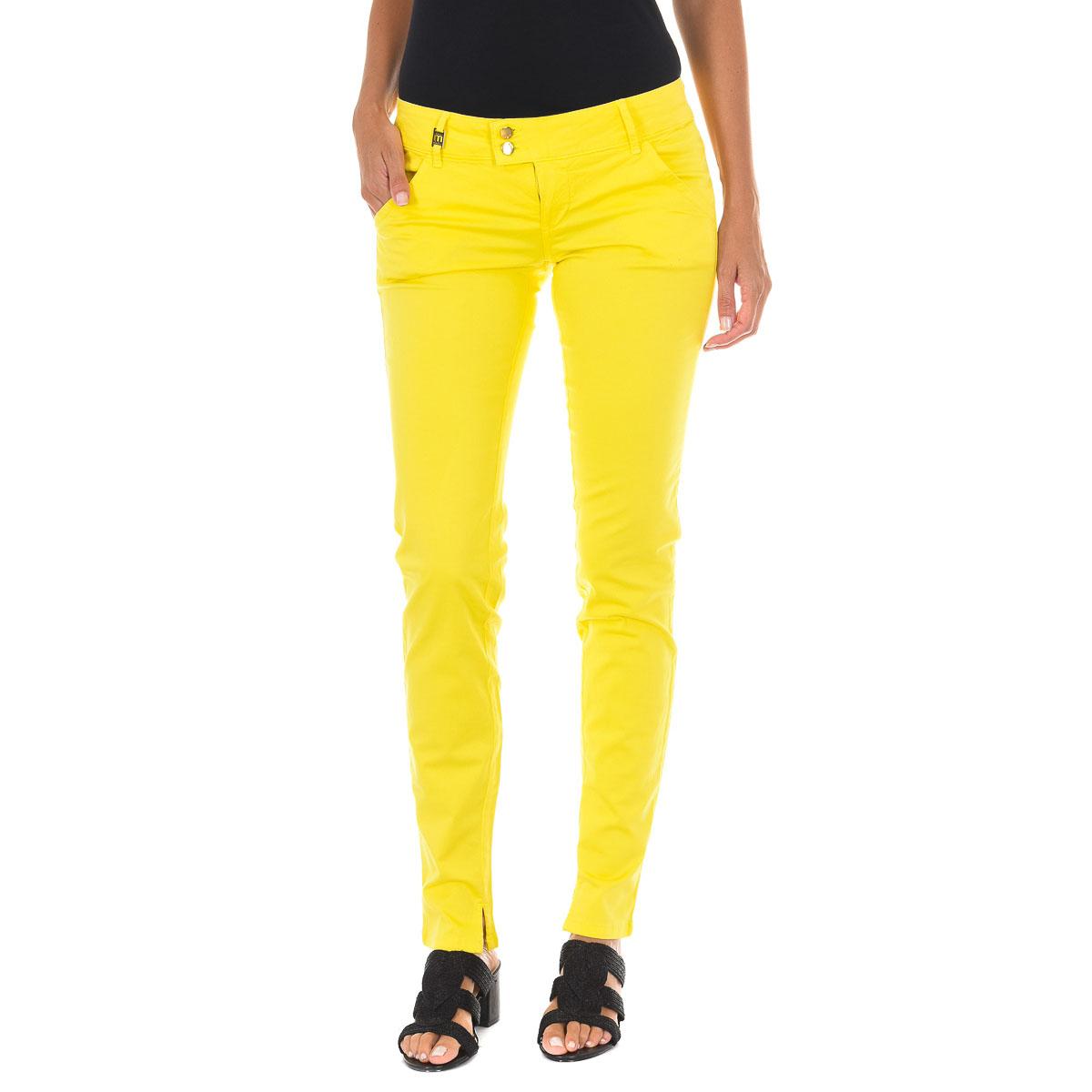 MET Pantalon Tejano Largo de tejido elástico 70DBF0361-G125 mujer