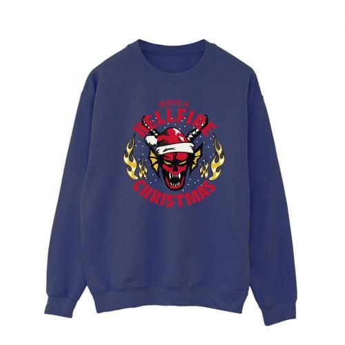 Pertemba FR - Apparel Netflix Heren Stranger Things Hellfire kerstsweater