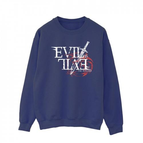 Pertemba FR - Apparel Netflix Heren The Witcher Evil Is Evil Sweatshirt