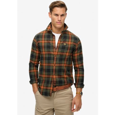 Superdry Overhemd met lange mouwen Organic Cotton Lumberjack Check Shirt