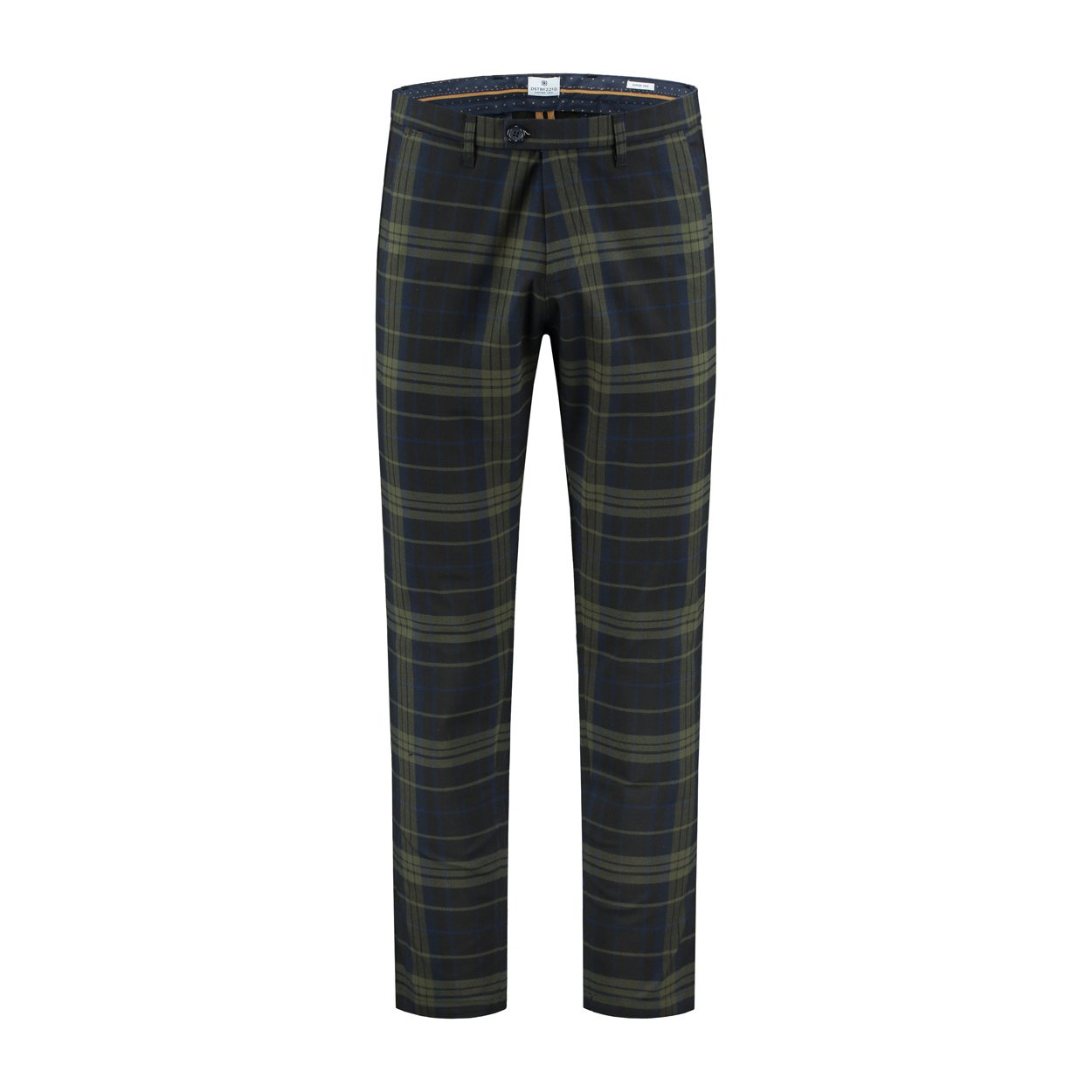 Dstrezzed Chino Pant English Check Dark Navy  