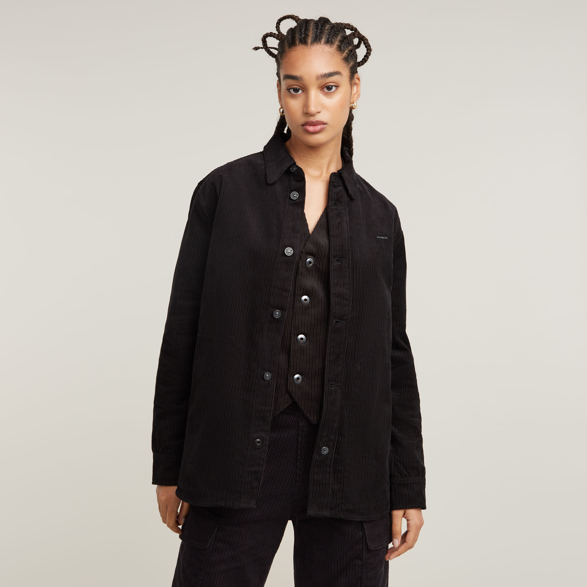 G-Star RAW Boyfriend Overshirt - Zwart - Dames