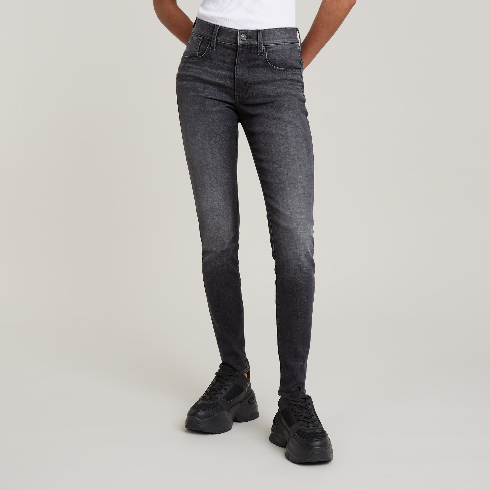 G-Star RAW Lhana Skinny Jeans - Zwart - Dames