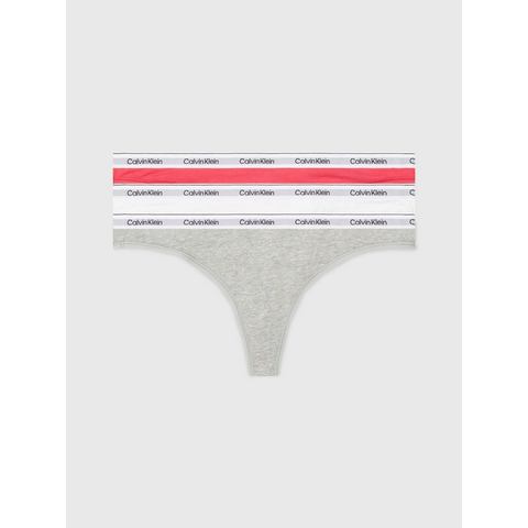 Calvin Klein String 3 PACK THONG (LOW-RISE) (3 stuks)