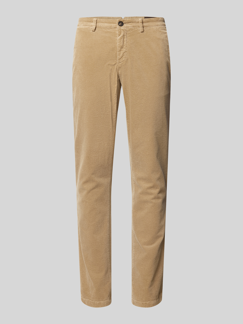 G1920 Slim fit corduroy broek, model 'Subway'