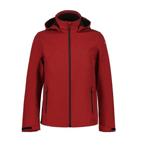 Icepeak Softshell-jack H SOFTSHELLJACKE BRIMFIELD met stijlvolle logo-opschriften