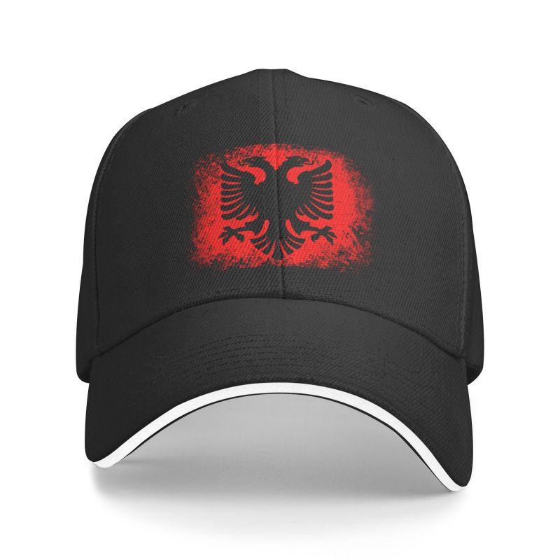 91530102MAC2AA7079 Mode Albanië Vlag Baseball Cap Unisex Vrouwen Verstelbare Albanese Adelaar Wapenschild Vader Hoed Outdoor