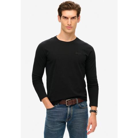 Superdry Shirt met lange mouwen ESSENTIAL LOGO LONG SLEEVE TOP