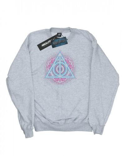 Harry Potter heren neon doodsrelieken katoenen sweatshirt