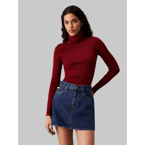 Calvin Klein Coltrui WOVEN LABEL ROLL NECK SWEATER