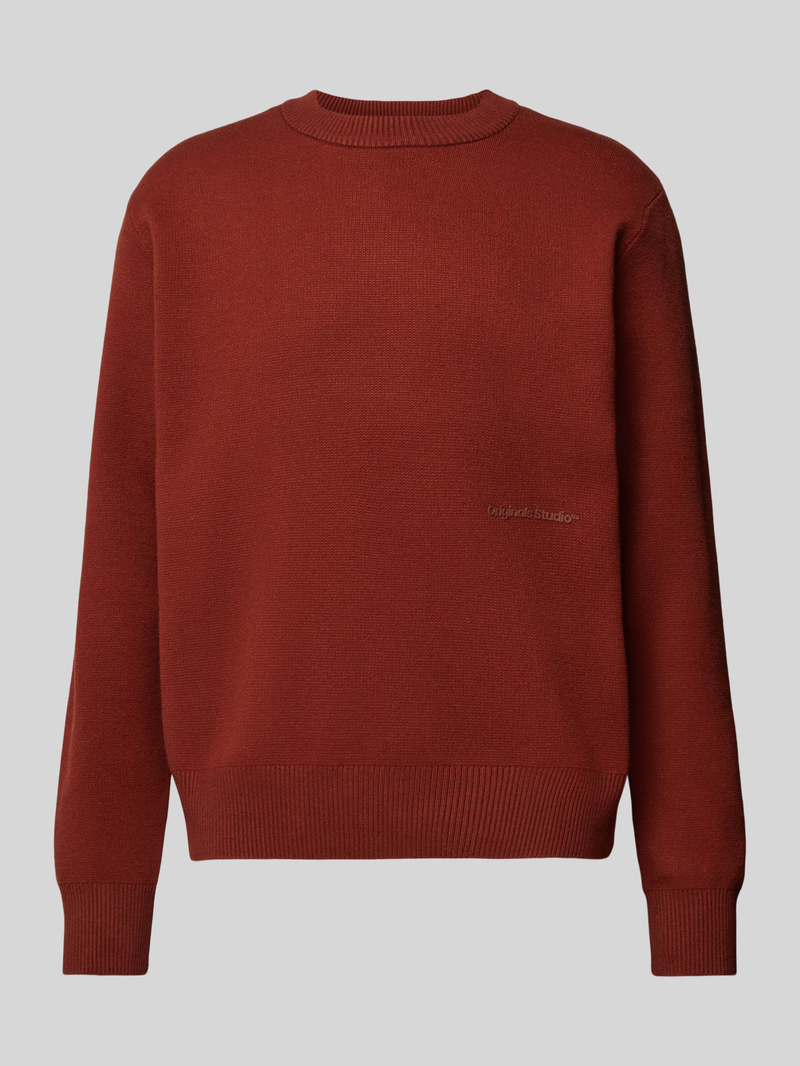 Jack & jones Gebreide pullover met labelprint, model 'VESTERBRO'