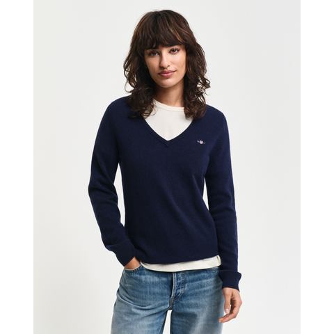 Gant Trui met V-hals Extrafine Lambswool V-Neck