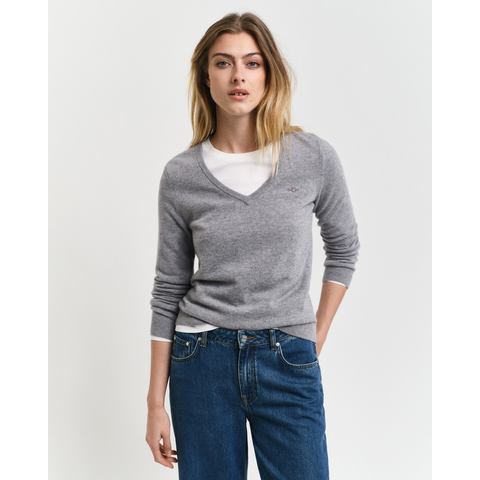 Gant Trui met V-hals Extrafine Lambswool V-Neck